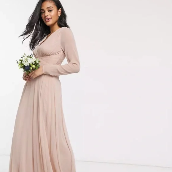 ASOS | Dresses | Asos Bridesmaid Dress In Soft Blush Dusty Rose | Poshmark ASOS | Dresses | Asos Bridesmaid Dress In Soft Blush Dusty Rose | Poshmark